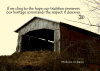 5x7 Print - Covered Bridge